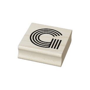 Monoton Letter G Rubber Briefmarke Gummistempel