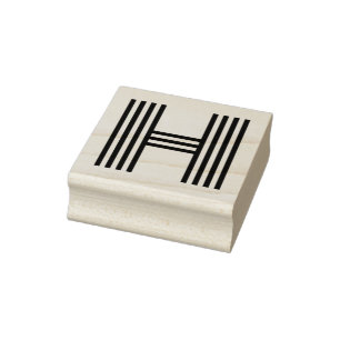 Monoton Letter H Rubber Briefmarke Gummistempel