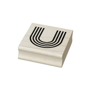 Monoton Letter U Rubber Briefmarke Gummistempel