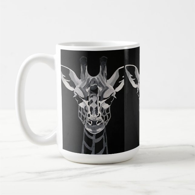 Monotone Giraffe Tasse (Links)