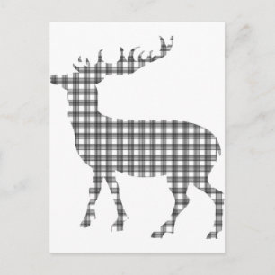 Monotone Postkarte