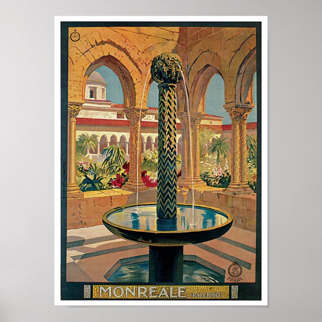 Monreal ~ Palermo Poster (Vorne)