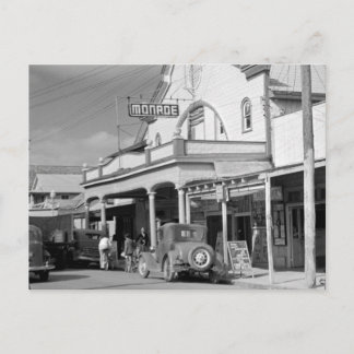 Monroe Cafe, Key West, 1930er Postkarte