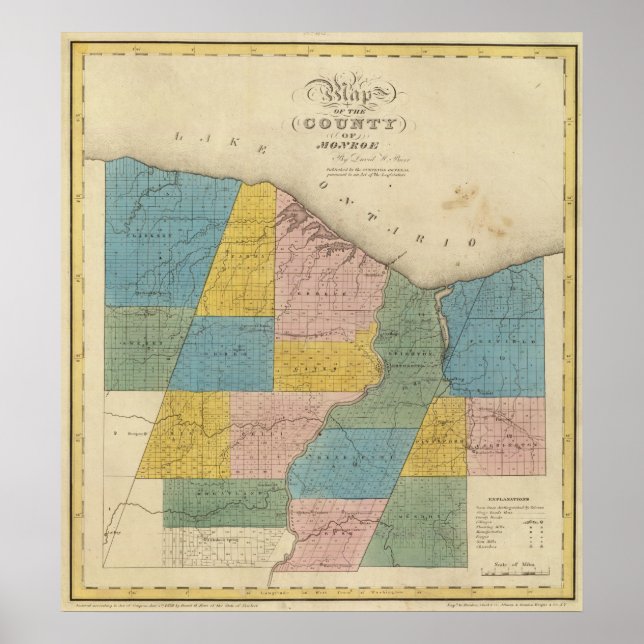 Monroe Landkreis Poster (Vorne)