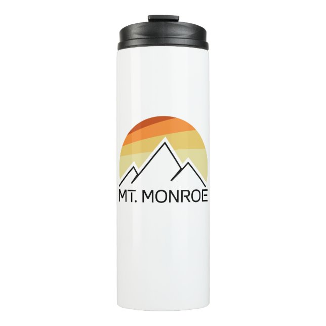 Monroe New Hampshire Retro Thermosbecher (Vorderseite)
