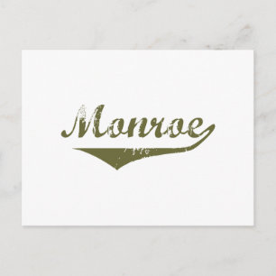 Monroe Revolution in Shirts Postkarte