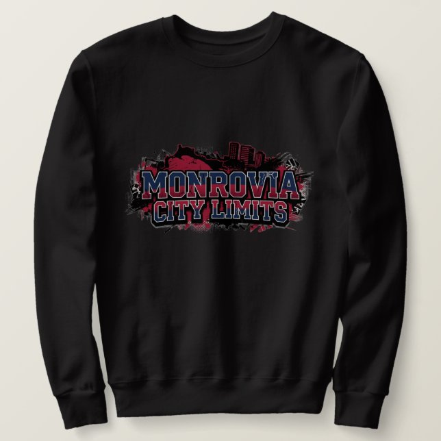 Monrovia city limit sweatshirt (Design vorne)
