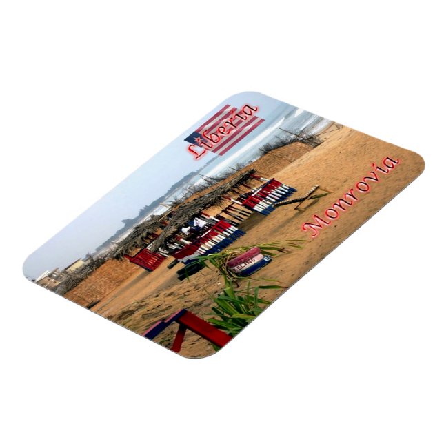 Monrovia - Liberia - Panorama - Magnet (Linke Seite)