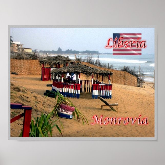 Monrovia - Liberia - Panorama - Poster (Vorne)