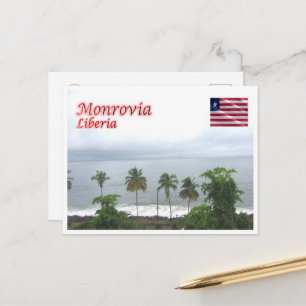 Monrovia - Liberia - Panorama - Postkarte
