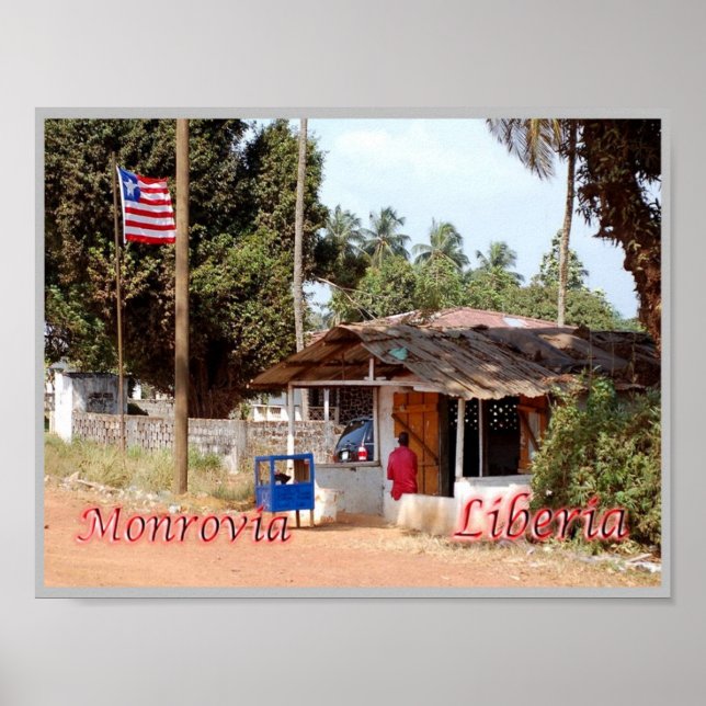 Monrovia - Liberia - Poster (Vorne)