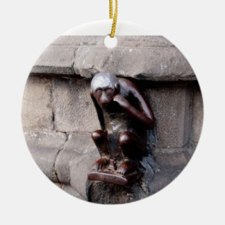 Mons-Affe Keramik Ornament