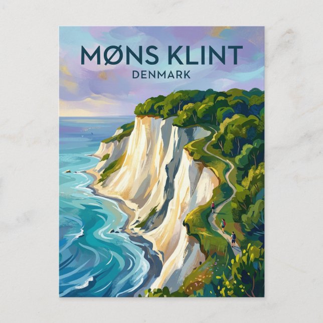 Møns Klint Dänemark Postkarte (Vorderseite)