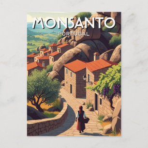 Monsanto Portugal Reise Postkarte