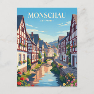 Monschau Deutschland Postkarte
