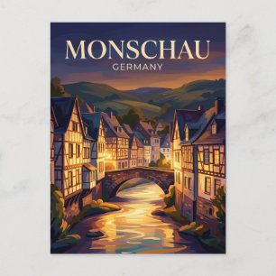 Monschau Deutschland Postkarte