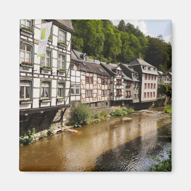 Monschau, Eifel, Deutschland Magnet (Vorne)