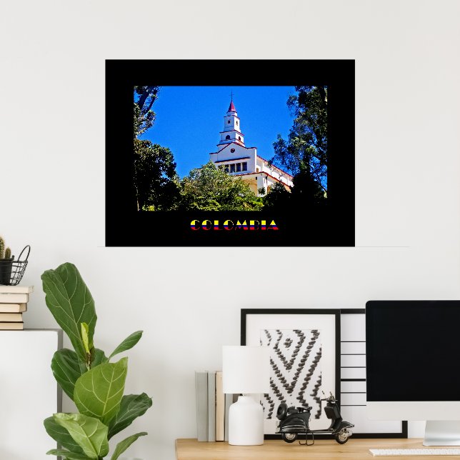 Monserrate Colombia Poster (Heimbüro)