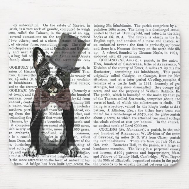 Monsieur Bulldog 2 Mousepad (Vorne)