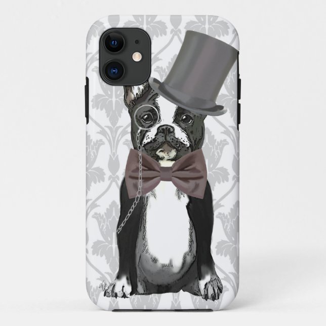 Monsieur Bulldog Case-Mate iPhone Hülle (Rückseite)