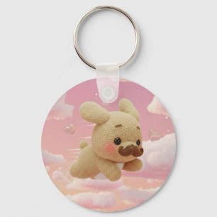 Monsieur Dog: Personalisierte japanische Yumekawa- Schlüsselanhänger