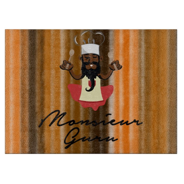Monsieur Guru Schneidebrett (Vorderseite)