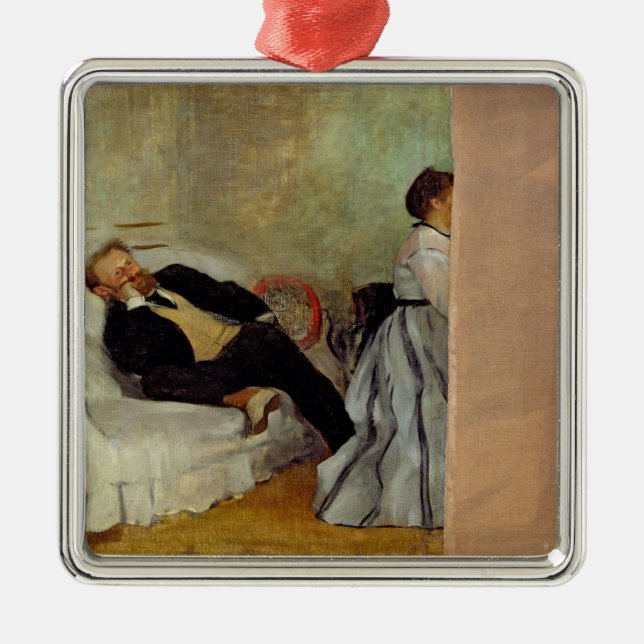 Monsieur und Madame Edouard Manet Edgar Degas-| Silbernes Ornament (Vorne)