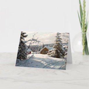 Monsted - Winter-Landschaft in Solbelyst Karte