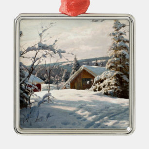 Monsted - Winterlandschaft in Solbelyst Ornament Aus Metall