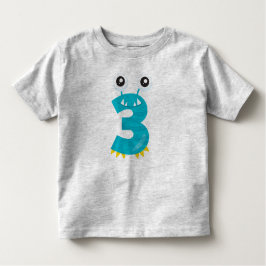 Monster 3 kleinkind t-shirt
