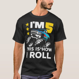 Monster 5. Geburtstagsgeschenk Mode für Erwachse T-Shirt