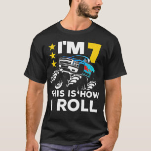 Monster  7. Geburtstagsgeschenk  Groß lustig toll  T-Shirt