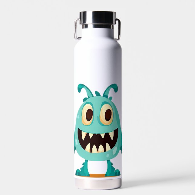 Monster/Alien/Cartoon Trinkflasche (Vorne)
