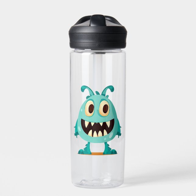 Monster/Alien/Cartoon Trinkflasche (Vorderseite)