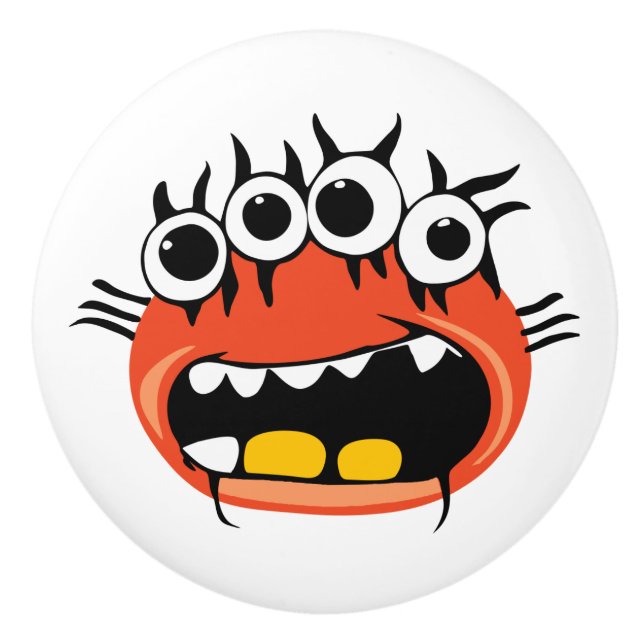 Monster Alien Keramikknauf (Vorderseite)