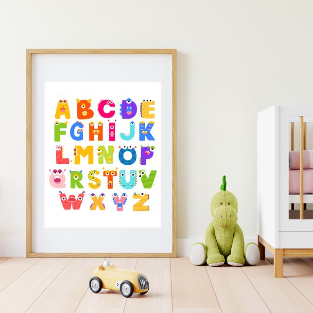 Monster Alphabet ABC Poster (Von Creator hochgeladen)