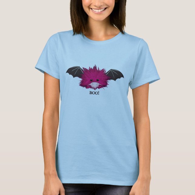 Monster als Bat T-Shirt (Vorderseite)