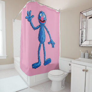 Monster am Ende dieser Geschichte Grover Duschvorhang