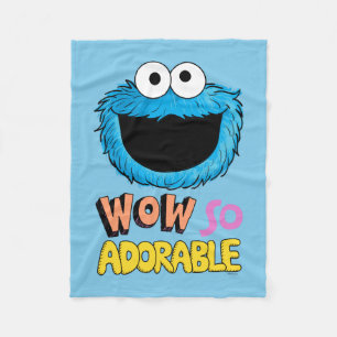 Monster am Ende dieser Geschichte Krümelmonster Fleecedecke