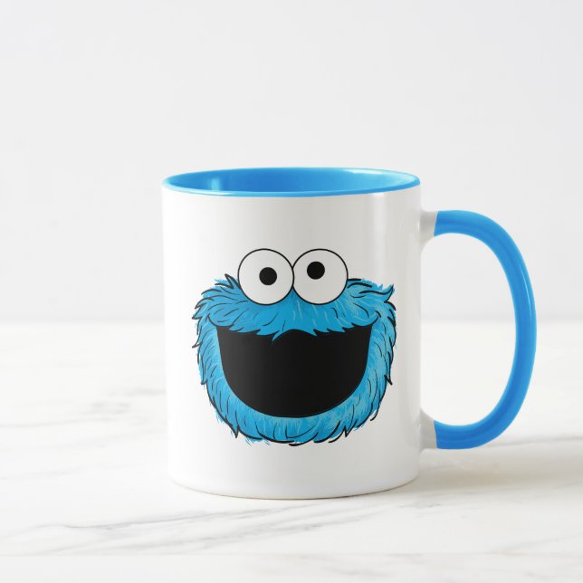 Monster am Ende dieser Geschichte | Krümelmonster Tasse (Rechts)