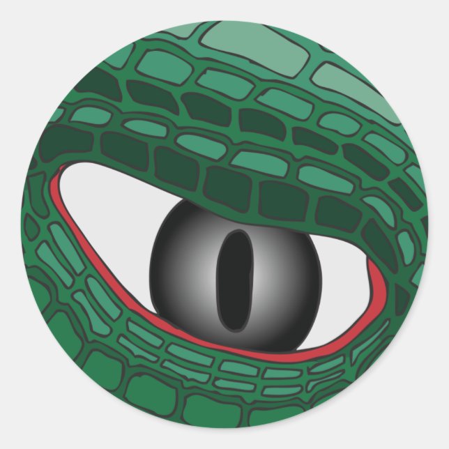 MONSTER ANSICHT 7 RUNDER AUFKLEBER (Vorderseite)