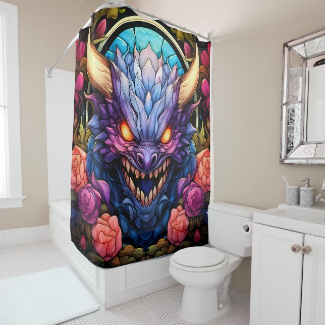 Monster Art Duschvorhang (Beispiel)