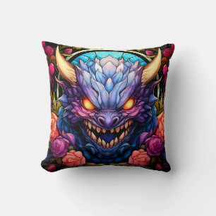 Monster Art Throw Kissen