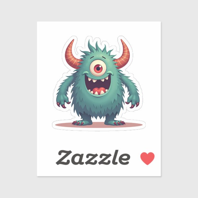 Monster Aufkleber (Blatt)