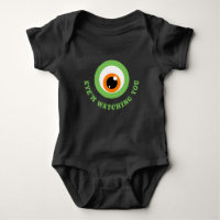 Monster-Augen-Wortspiel-Baby-Bodysuit