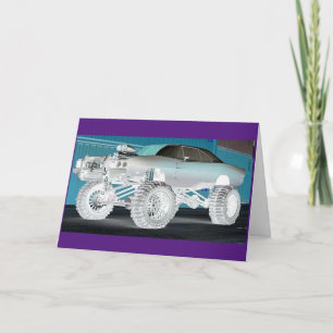 MONSTER AUTO JEDEN ANLASS BLANK CARDS KARTE