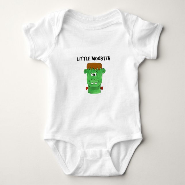 Monster-Baby-Overall Baby Strampler (Vorderseite)