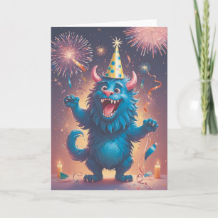 Monster Bash Birthday Karte