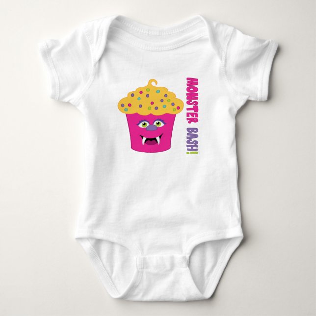 Monster Bash Body Anzug Baby Strampler (Vorderseite)