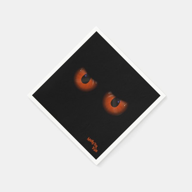 Monster Bash Halloween Serviette (Ecke)